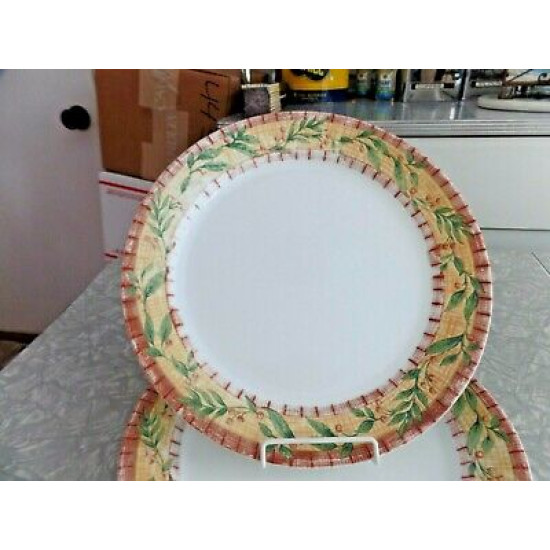 CORELLE 9 PC. DINNERWARE SET in the "SPICEBERRY" PATTERN