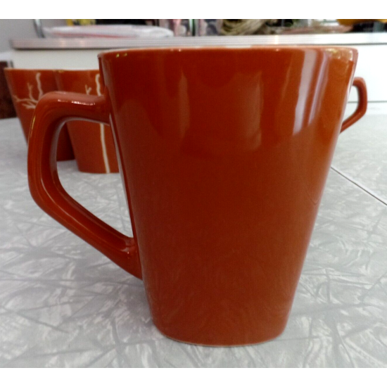 BAUM "AUTUMN BRANCH" PATTERN 6 PC. SQUARE COFFEE/TEA MUG SET