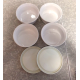 6 PC. CORNING F-16-B FRENCH WHITE 16 OZ. ROUND CASSEROLE DISHES W/STORAGE LIDS