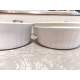 6 PC. CORNING F-16-B FRENCH WHITE 16 OZ. ROUND CASSEROLE DISHES W/STORAGE LIDS
