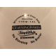 4 PC. CORNINGWARE STONEWARE FRENCH WHITE 1.5 QT. ROUND CASSEROLE SET W/LIDS