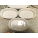 CORNING WARE "FRENCH WHITE" 6 PC. OVATE CASSEROLE BAKEWARE SET