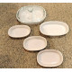 CORNING WARE "FRENCH WHITE" 6 PC. OVATE CASSEROLE BAKEWARE SET
