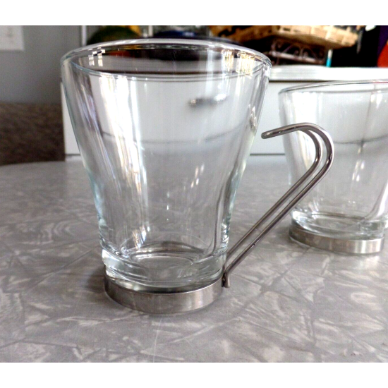 VINTAGE VITROSAX ITALY 6 PC. ESPRESSO /COFFEE CUP SET
