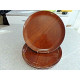PIER1 IMPORTS "DOLOMITE" WOOD GRAIN PATTERN EXTRA LARGE ROUND SERVING PLATTER