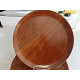 PIER1 IMPORTS "DOLOMITE" WOOD GRAIN PATTERN EXTRA LARGE ROUND SERVING PLATTER
