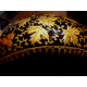 BEAUTIFUL VTG. ALI-BROTHERS HASSANABAD KASHMIR,INDIA HANDMADE WOOD & BRASS BOWL