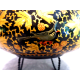 BEAUTIFUL VTG. ALI-BROTHERS HASSANABAD KASHMIR,INDIA HANDMADE WOOD & BRASS BOWL