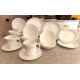 CORELLE  "MORNING BLUE"  PATTERN 29 PC. DINNERWARE SET ###REALLY, REALLY NICE###