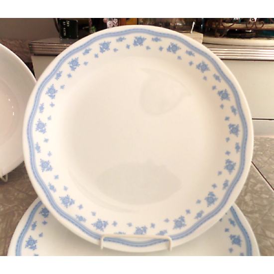 CORELLE  "MORNING BLUE"  PATTERN 29 PC. DINNERWARE SET ###REALLY, REALLY NICE###