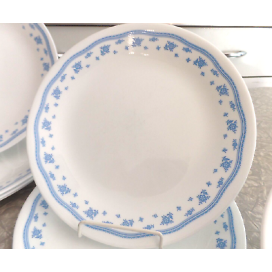 CORELLE  "MORNING BLUE"  PATTERN 29 PC. DINNERWARE SET ###REALLY, REALLY NICE###