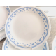 CORELLE  "MORNING BLUE"  PATTERN 14 PC. DINNERWARE SET