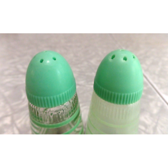 VINTAGE MCM "ATOMIC" BULLET SHAPED SALT & PEPPER SHAKER SET