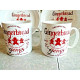 NEW 222 FIFTH "SANTA COMPANY" 6 PC. DINNERWARE in the "GINGERBREAD MAN" PATTERN