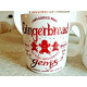 NEW 222 FIFTH "SANTA COMPANY" 6 PC. DINNERWARE in the "GINGERBREAD MAN" PATTERN