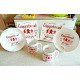 NEW 222 FIFTH "SANTA COMPANY" 6 PC. DINNERWARE in the "GINGERBREAD MAN" PATTERN
