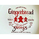 NEW 222 FIFTH "SANTA COMPANY" 6 PC. DINNERWARE in the "GINGERBREAD MAN" PATTERN