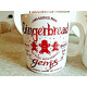 NEW 222 FIFTH "SANTA COMPANY" 6 PC. DINNERWARE in the "GINGERBREAD MAN" PATTERN