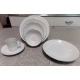THOMAS FINE CHINA GERMANY (7) PC. PLACE SETTING in MEDALLION THIN PLATINUM 745