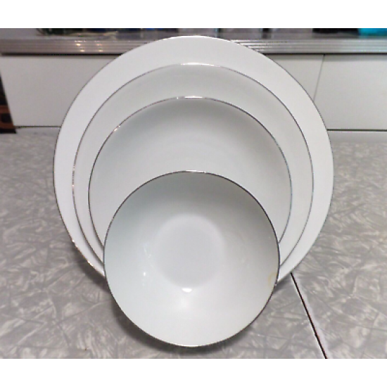 THOMAS FINE CHINA GERMANY (7) PC. PLACE SETTING in MEDALLION THIN PLATINUM 745