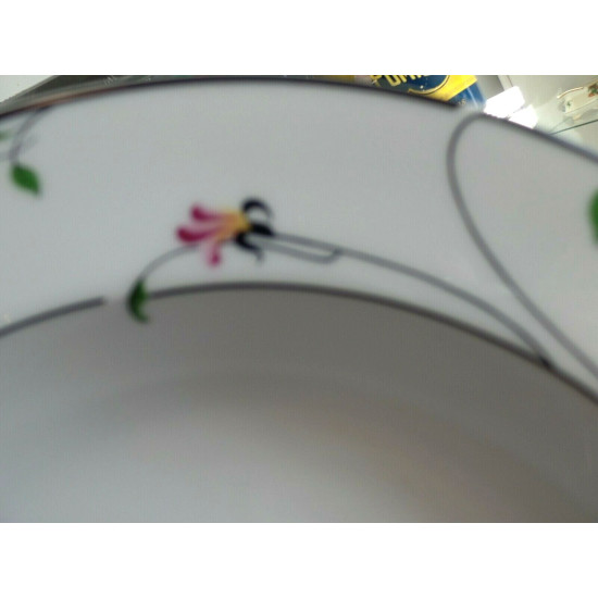 SAVOIR VIVRE OVEN - TABLE RIMMED SOUP BOWL in the "SPRING FANTASY" PATTERN LEA01