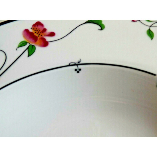 SAVOIR VIVRE OVEN - TABLE RIMMED SOUP BOWL in the "SPRING FANTASY" PATTERN LEA01