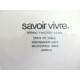 SAVOIR VIVRE OVEN - TABLE RIMMED SOUP BOWL in the "SPRING FANTASY" PATTERN LEA01