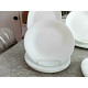 CORELLE WINTER FROST 25 PC. DINNERWARE SET...(4) MUGS & (4) SAUCERS NOT PICTURED