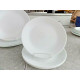 CORELLE WINTER FROST 25 PC. DINNERWARE SET...(4) MUGS & (4) SAUCERS NOT PICTURED
