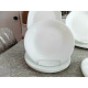 CORELLE WINTER FROST 25 PC. DINNERWARE SET...(4) MUGS & (4) SAUCERS NOT PICTURED