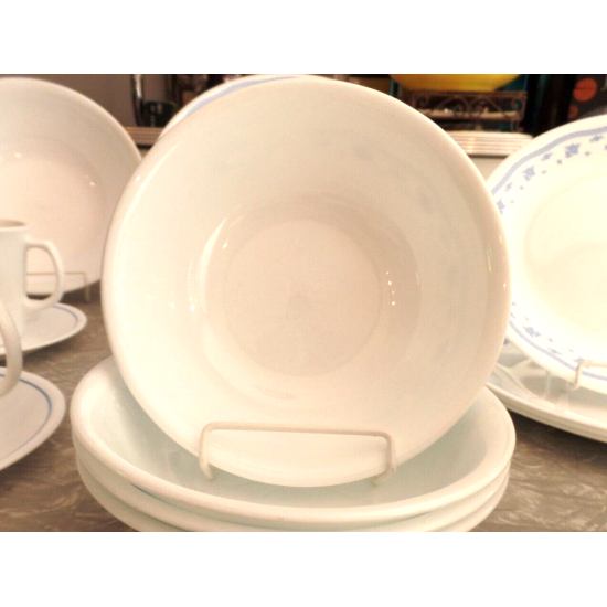 CORELLE  "MORNING BLUE"  PATTERN 11 PC. DINNERWARE SET # REALLY NICE #