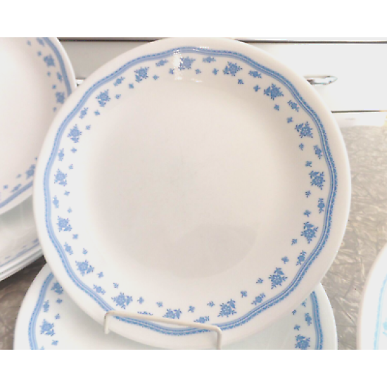 CORELLE  "MORNING BLUE"  PATTERN 11 PC. DINNERWARE SET # REALLY NICE #
