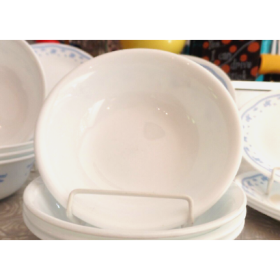 CORELLE  "MORNING BLUE"  PATTERN 11 PC. DINNERWARE SET # REALLY NICE #