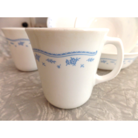 CORELLE  "MORNING BLUE"  PATTERN 11 PC. DINNERWARE SET # REALLY NICE #