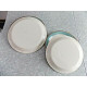 CORELLE 6 PC. DINNERWARE SET in the VERY RARE SANDSTONE "BAYSCAPE" PATTERN