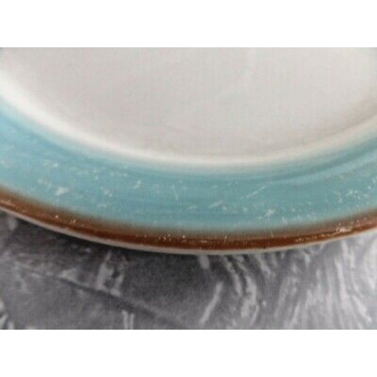 CORELLE 6 PC. DINNERWARE SET in the VERY RARE SANDSTONE "BAYSCAPE" PATTERN