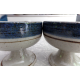VINTAGE #RARE# OTAGIRI JAPAN HAND CRAFTED "MARINER" 2 PC. FOOTED DESSERT CUP SET