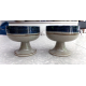 VINTAGE #RARE# OTAGIRI JAPAN HAND CRAFTED "MARINER" 2 PC. FOOTED DESSERT CUP SET