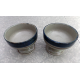 VINTAGE #RARE# OTAGIRI JAPAN HAND CRAFTED "MARINER" 2 PC. FOOTED DESSERT CUP SET