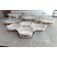 VINTAGE CORNING WARE 14 PC. "SPICE of LIFE" VEGETABLE PATTERN CASSEROLE DISH SET