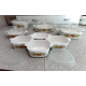 VINTAGE CORNING WARE 14 PC. "SPICE of LIFE" VEGETABLE PATTERN CASSEROLE DISH SET