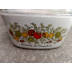VINTAGE CORNING WARE 14 PC. "SPICE of LIFE" VEGETABLE PATTERN CASSEROLE DISH SET