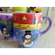SANGO 4PC.SAKURA SUE ZIPKIN "SWEET SHOPPE CHRISTMAS" SERIES COFFEE/TEA MUG SET