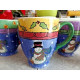 SANGO 4PC.SAKURA SUE ZIPKIN "SWEET SHOPPE CHRISTMAS" SERIES COFFEE/TEA MUG SET
