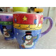 SANGO 4PC.SAKURA SUE ZIPKIN "SWEET SHOPPE CHRISTMAS" SERIES COFFEE/TEA MUG SET
