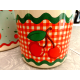 GOOSEBERRY PATCH EXC. COND. ENAMELWARE 6 PC. CANISTER SET CUTE "CHERRY" PATTERN