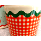 GOOSEBERRY PATCH EXC. COND. ENAMELWARE 6 PC. CANISTER SET CUTE "CHERRY" PATTERN