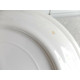 NOS 10PC. RETRO McNICOL CHINA U.S.A. 6 1/2" DINER BLACK EDGE SANDWICH PLATE SET