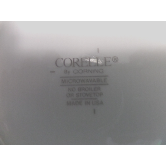 CORELLE by CORNING 19 PC. DINNERWARE SET in the CONTEMPORARY  "WINTER FROST"
