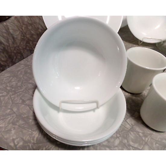 CORELLE by CORNING 19 PC. DINNERWARE SET in the CONTEMPORARY  "WINTER FROST"